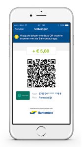 De app van bancontact 